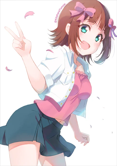 ?天海春香ちゃん (Pixivリクエスト)

ご依頼ありがとうございました～( ╹⋏╹)
https://t.co/nkFOFF4QAY

#アイドルマスター #天海春香 
