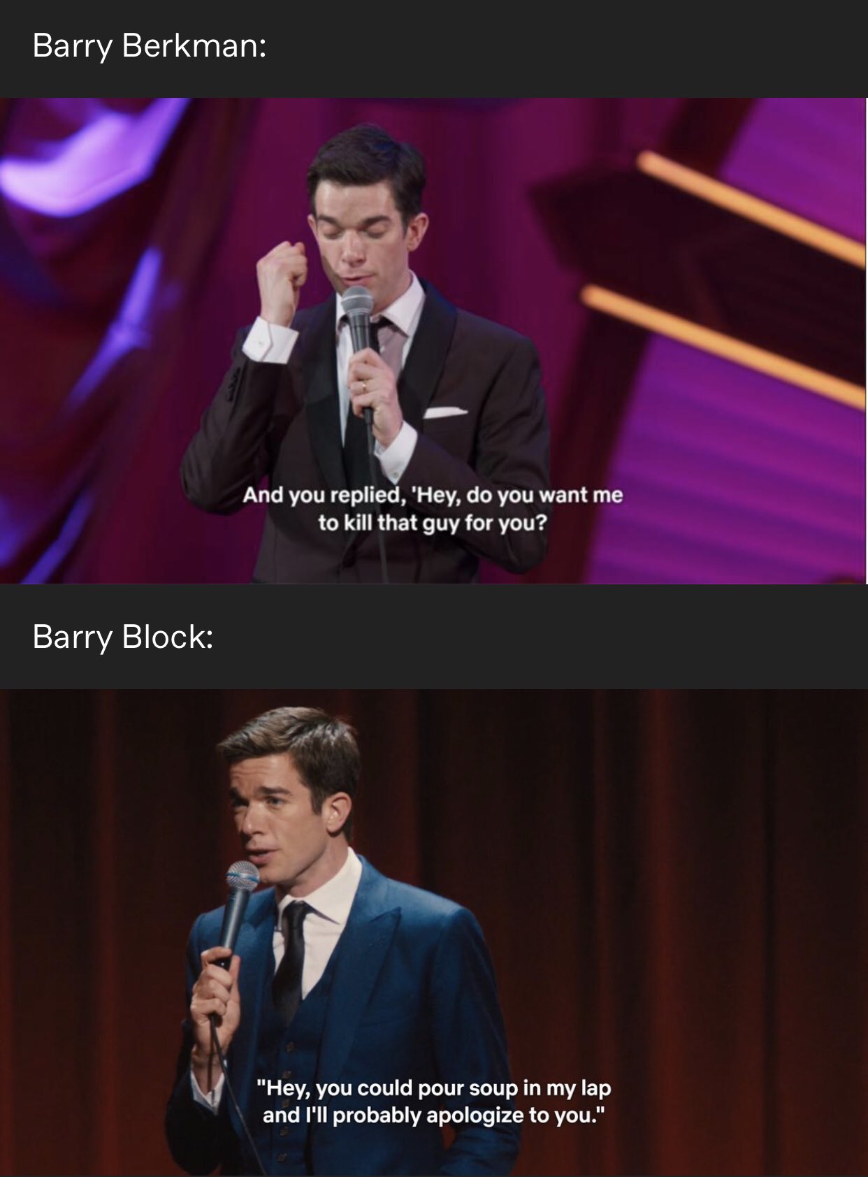 Robyn Manly Muppet Found This Barry Characters As John Mulaney Quotes T Co 4t4bf1yfod Twitter