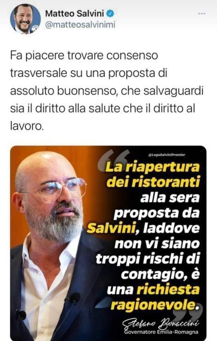 In campagna elettorale Salvini era "il pericolo fascista". Ora invece uno di cui "fidarsi politicamente"

Tutto bene in casa PD??