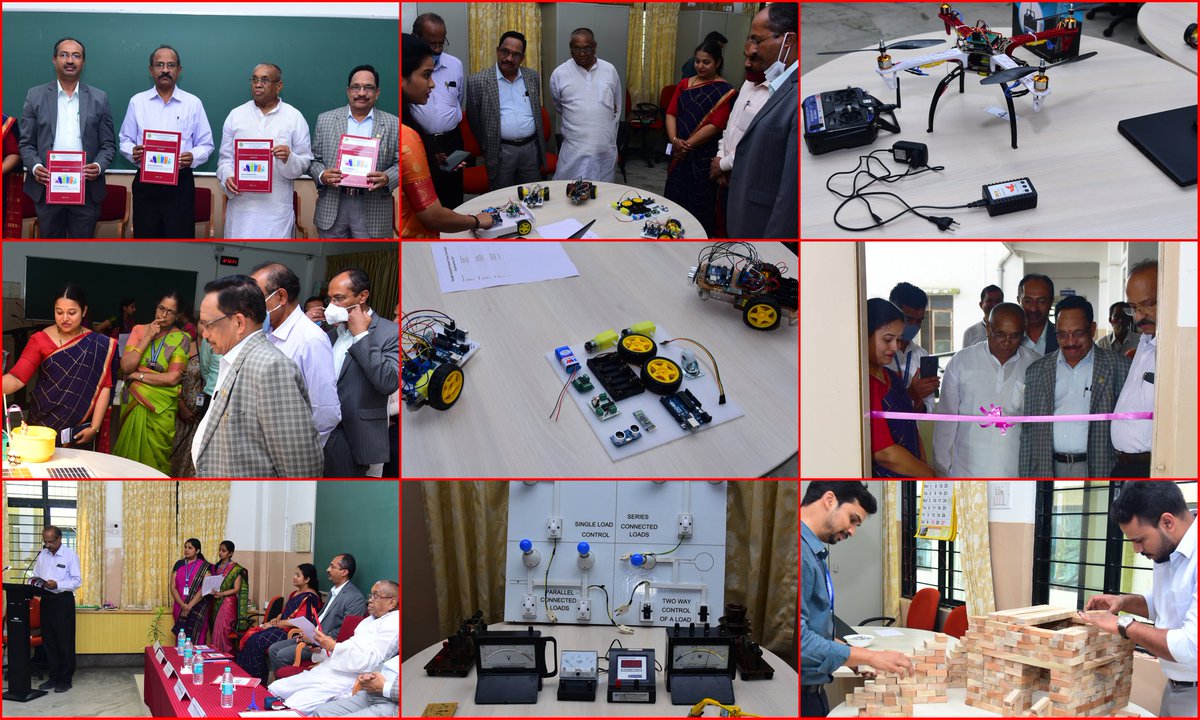 vvceofficial's tweet photo. @vvceofficial inaugurated a new lab for the very 1st batch students under Autonomous scheme in the name “Engineering Exploration Lab” 
#vidyavardhakacollegeofengineering #vvceofficial #vvce #engineering #engineeringexploration https://t.co/5pBzGMdNte