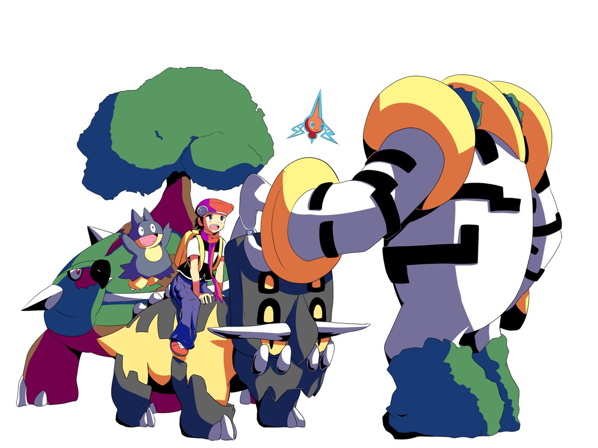 コウキ(ポケモン) 「6年前のダイヤ誕絵らしい 」|蟹のイラスト