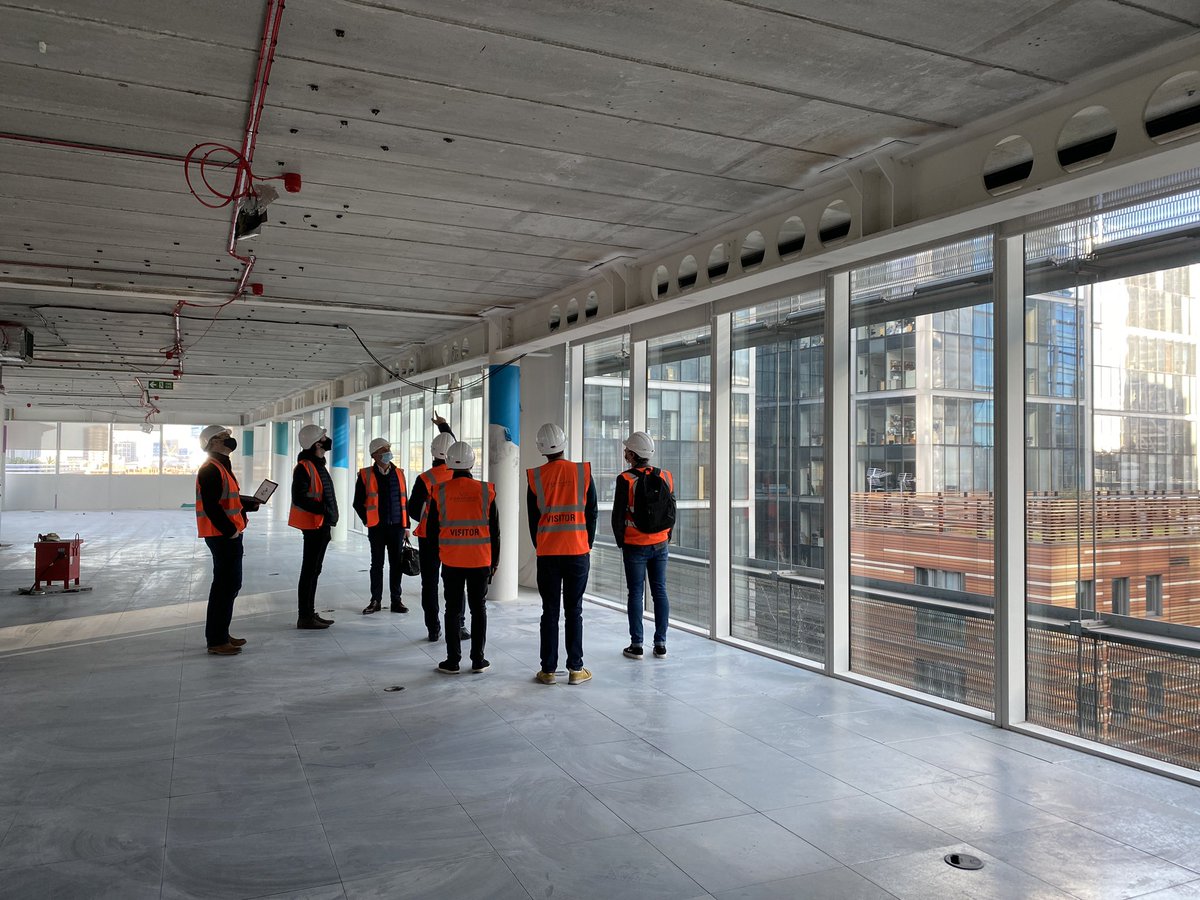 On site, post strip-out at our office new project in Spitalfields