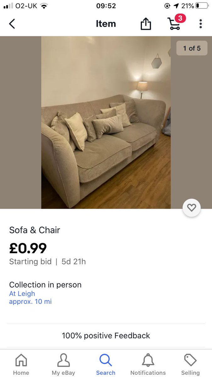 hamstercheeks2's tweet image. Sofa suites don’t hold up their resale value well at all and you can get such good bargains when you buy used! #thrift #ebayuk #ebaycommunity 
#makemoneyfromhome #ebaydeals  #ebayfinds #ebayhustle @ebay
#wfh #workfromhome #ebay #bargain #hustle #sidehustle
ebay.co.uk/itm/3244992393…