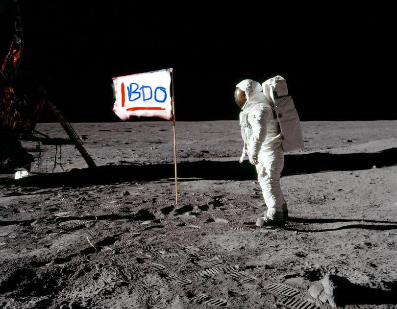 I am pleased to announce that one of our trainees placed the first step on the moon in our virtual challenge of travelling to the moon and back.  We’ve been doing activities and tracking progress against the original Apollo 11 mission #BDO #BDODrive #covid #keepgoing #teamwork