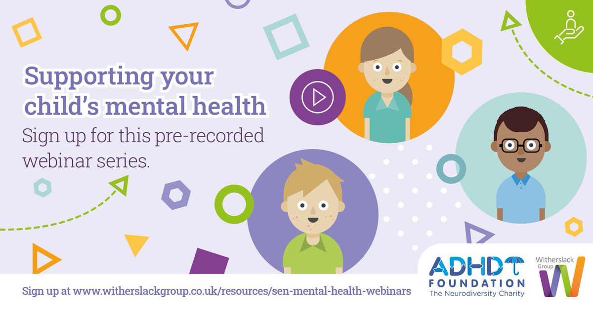 Can you share this post with your friends, family and colleagues? We have put together a series of webinars covering issues relating to child and adolescent mental health. Sign up to access the content here bit.ly/37ri4fX #witherslackgroupwebinars #witherslackgroup