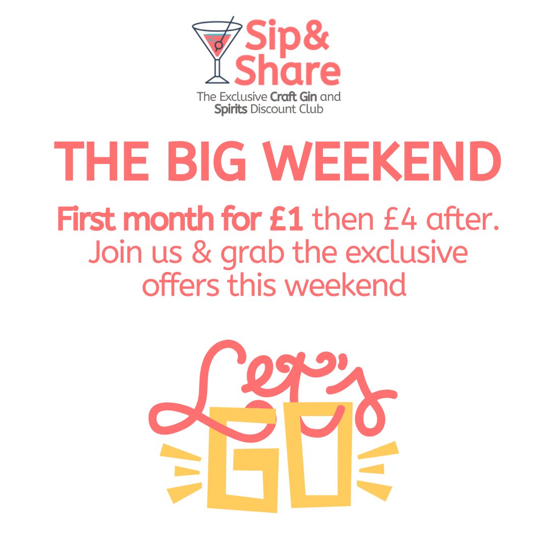 SipandShareUK's tweet photo. Join us for £1 for your first month and then £4 per month and shop special spirits 🙌🍸

https://t.co/zbk8Q7CjFd

#gin #gandt #membership #offers #sipandshare #drinkoftheday #cheshire #community #ginfluencer #ginforme #nantwich #onlinebusiness #members #gindiscounts #ginoffers https://t.co/EMMZp59qND