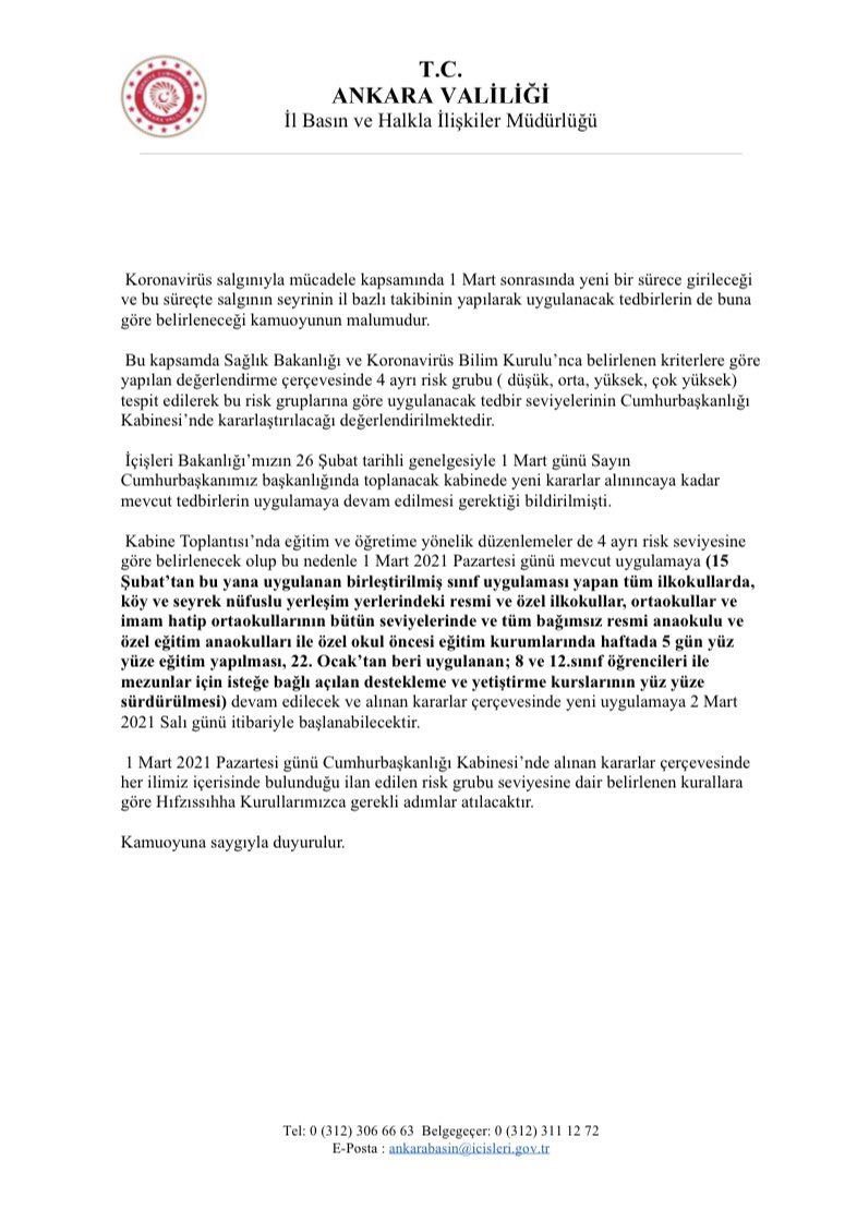 can yilmaz on twitter kabine toplantisi bugun yapilsaydi ve herkes 1 mart pazartesi gunu okula cocugumu gonderiyor muyum gondermiyor muyum niye gondermiyorum nasil gonderecegim sorularina bugunden cevap bulsaydi 1 mart ta okula