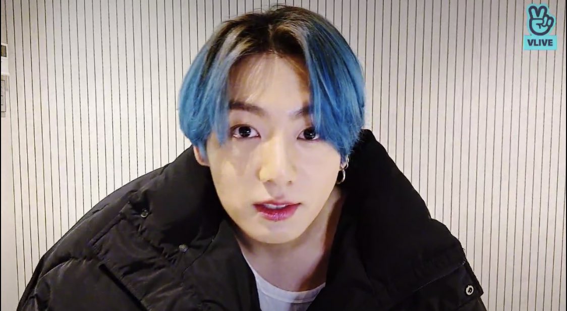BTS backstage photos with blue hair - wide 3