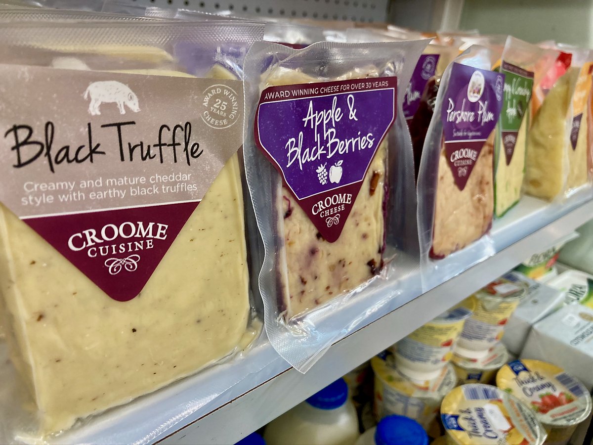 We love supporting fantastic suppliers from across the Midlands!
<a href="/CroomeCuisine/">CroomeCuisine</a> make delicious award winning cheese in Worcester🧀
Discover your new favourite at #TheAlfrescoStyle Farm Shop at <a href="/HattonShopping/">Hatton Shopping</a> 
Online click &amp; collect here 👉 ow.ly/mOMQ50DH4Kl
#Warwick