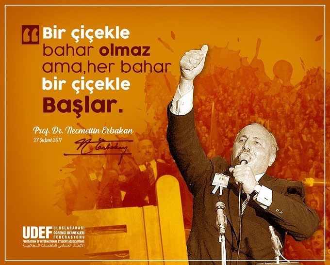 Vefatının 10.yılında Prof. Dr. Necmettin Erbakan Hocamızı rahmetle ve özlemle anıyoruz.

#NecmettinERBAKAN