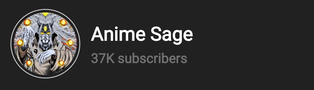 AnimeSage4's tweet photo. Hit 37K and got my first 1 Mill view video on the same day. Feeling great right now, thank you all #37K https://t.co/Zj0GW6hYEU