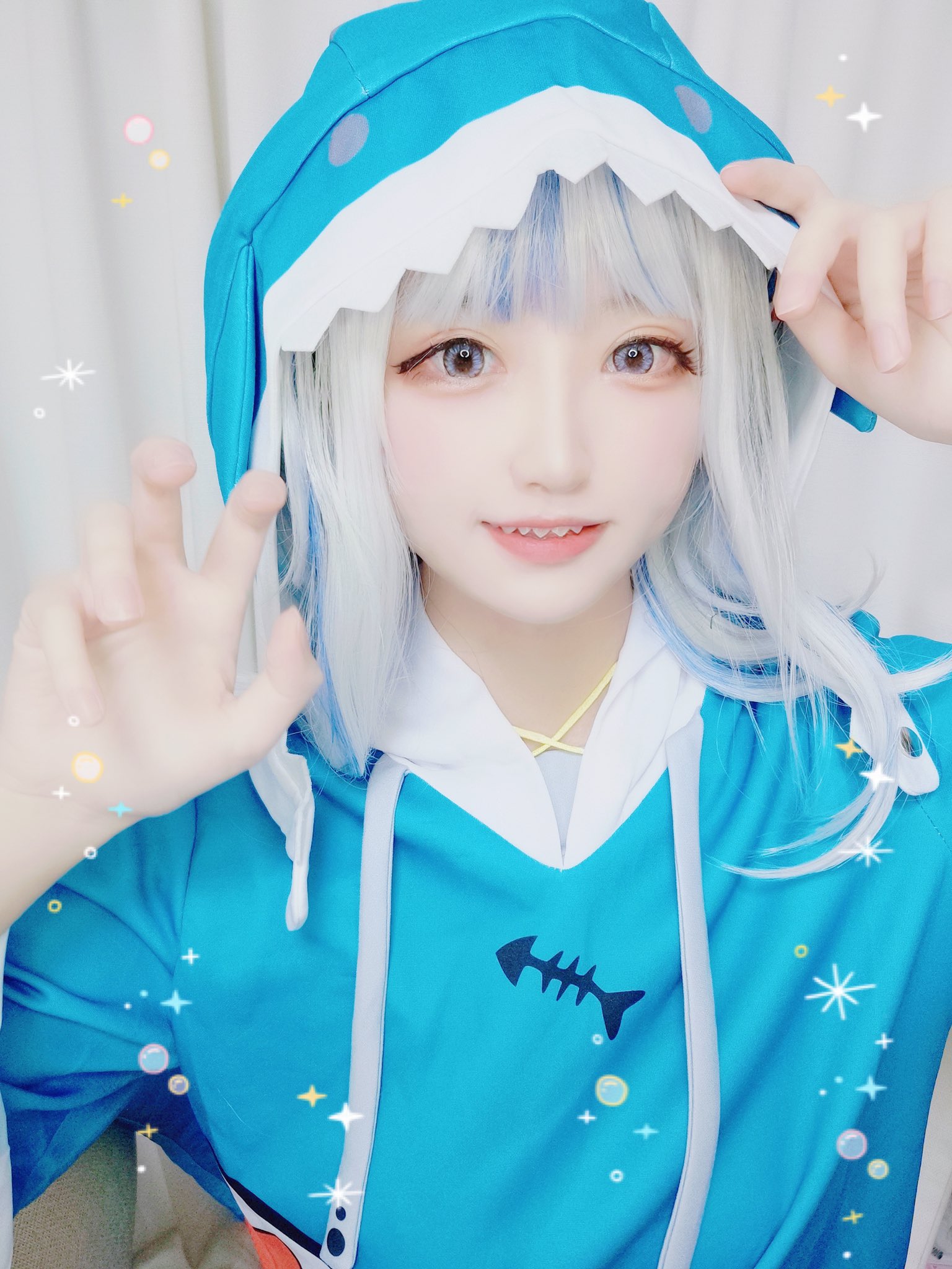 画像,どうも、サメです🔱🦈❕◌⑅⃝。◌。⑅⃝ ◌#gawrt #コスプレ https://t.co/Um1rUCdIYk。