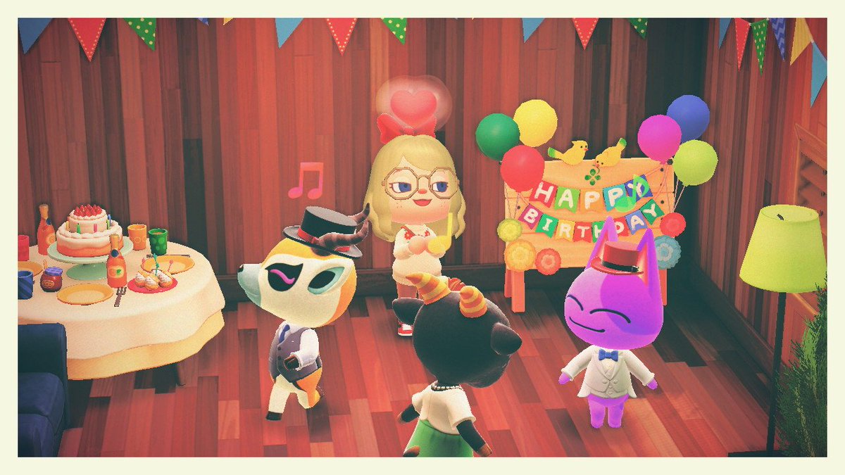 Lunamiau92's tweet photo. Happy birthday to me 🎂🎉 #AnimalCrossing #acnh #nintendoswitch https://t.co/1QXfai44jU