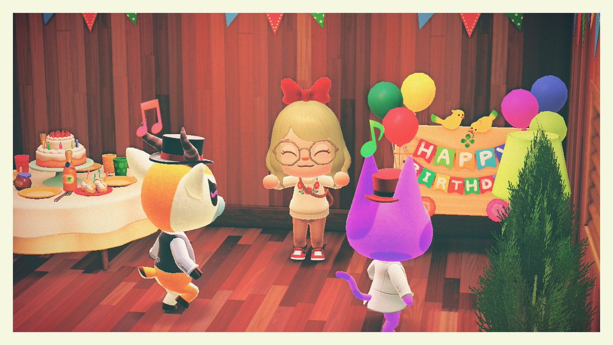 Lunamiau92's tweet photo. Happy birthday to me 🎂🎉 #AnimalCrossing #acnh #nintendoswitch https://t.co/1QXfai44jU