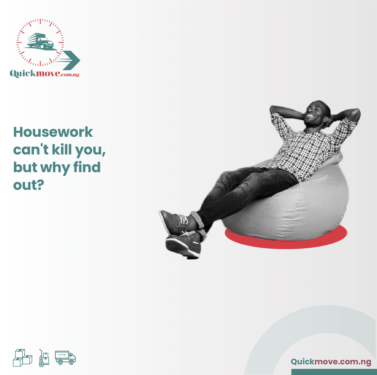 quickmoveng's tweet photo. Why find out? Let our hygiene officers find out for you. Send us a message to find out more about our cleaning services.

#movers #moving #movingday #packing #professionalmovers #relocation #movingout #localmovers #movingtips #movingcompanies #storage #Cleaning https://t.co/O9mi0mNOOY