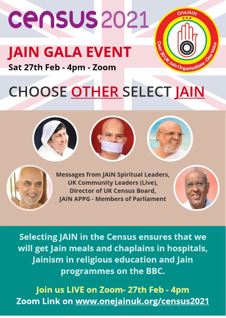 Jainpedia.org (@jainpedia) on Twitter photo It’s today! Please join us to celebrate our journey for Census 2021.
<a href="/NavinShah2016/">Navin Shah CBE</a> <a href="/navnat/">Navnat UK</a> <a href="/Oshwal_UK/">Oshwal Association of the UK</a> <a href="/YoungJains/">Young Jains UK</a> <a href="/BobBlackman/">Bob Blackman</a> @GarethThomasMP <a href="/ONS/">Office for National Statistics (ONS)</a> <a href="/Census2021/">Census 2021 - England & Wales</a> It’s today! Please join us to celebrate our journey for Census 2021.
<a href="/NavinShah2016/">Navin Shah CBE</a> <a href="/navnat/">Navnat UK</a> <a href="/Oshwal_UK/">Oshwal Association of the UK</a> <a href="/YoungJains/">Young Jains UK</a> <a href="/BobBlackman/">Bob Blackman</a> @GarethThomasMP <a href="/ONS/">Office for National Statistics (ONS)</a> <a href="/Census2021/">Census 2021 - England & Wales</a>