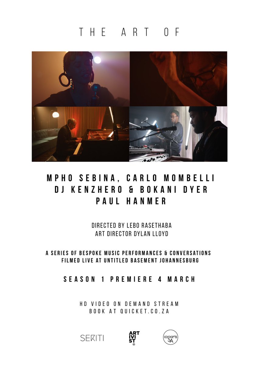 Our live music film series THE ART OF... Season 1, goes live on 4th March. 
qkt.io/7W7ao6