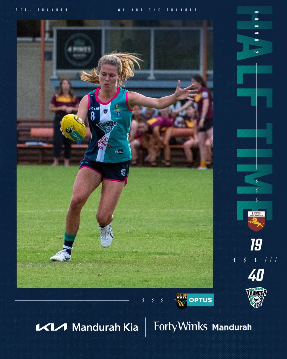 Four goals to zip second quarter, girls have all the momentum at half time!

#WeAreTheThunder