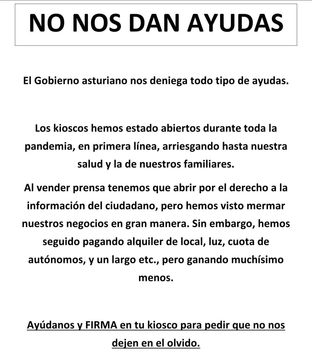 Kiasa Kiosqueros Asturianos (@kiasakiosqueros) on Twitter photo 