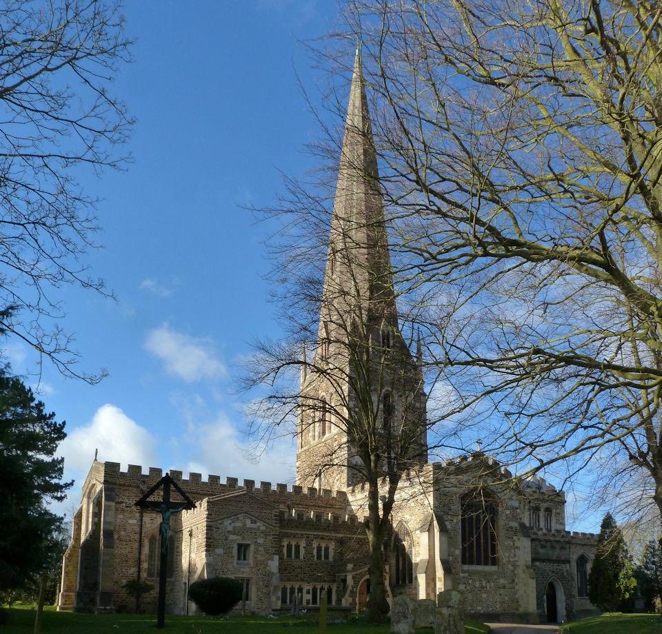 RevCate's tweet image. Joining with churches across the county the heaviest tenor bell in Bedfordshire will be rung one hundred times at noon today at All Saints Church Leighton Buzzard in memory and celebration of the life of Captain Sir Tom Moore.