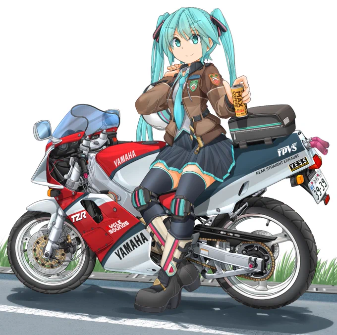#今月描いた絵を晒そう
バイク・戦車・武装JKとバランスよく描けました
1月いっぱいお休みして力を蓄えたので、これからまた頑張っていきます! 