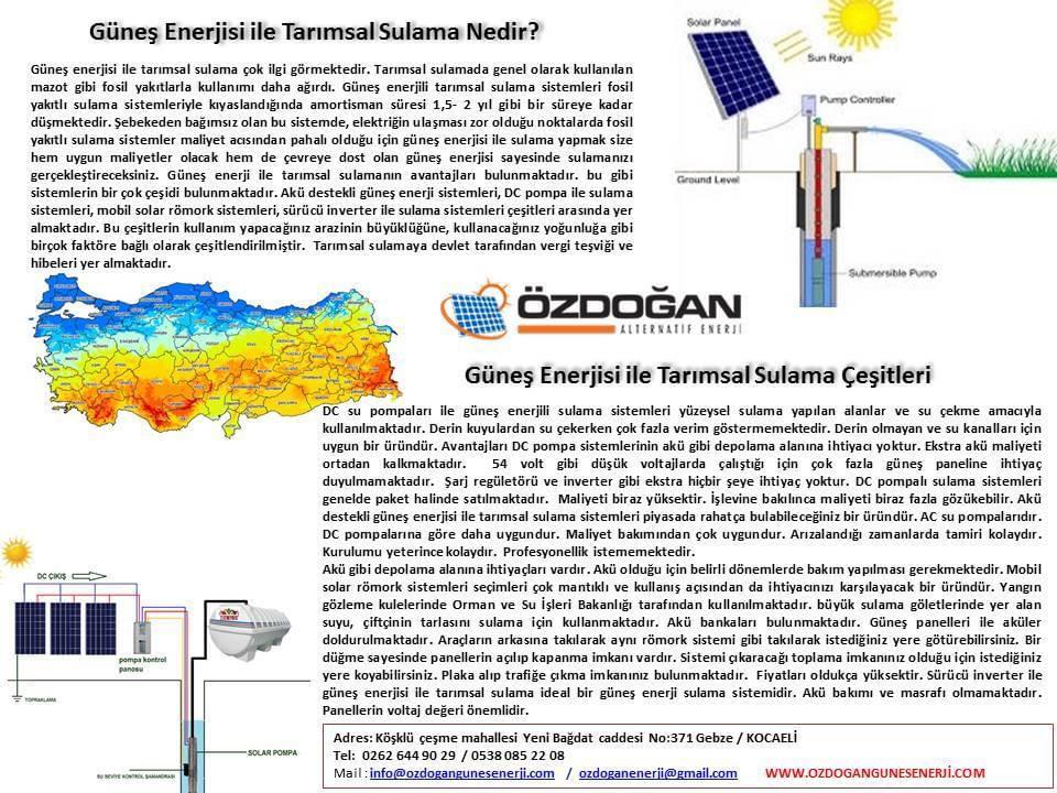 Özdoğan alternatif enerji sistemleri 
Telefon : 0262 644 90 29 
GSM: 0538 085 22 08
