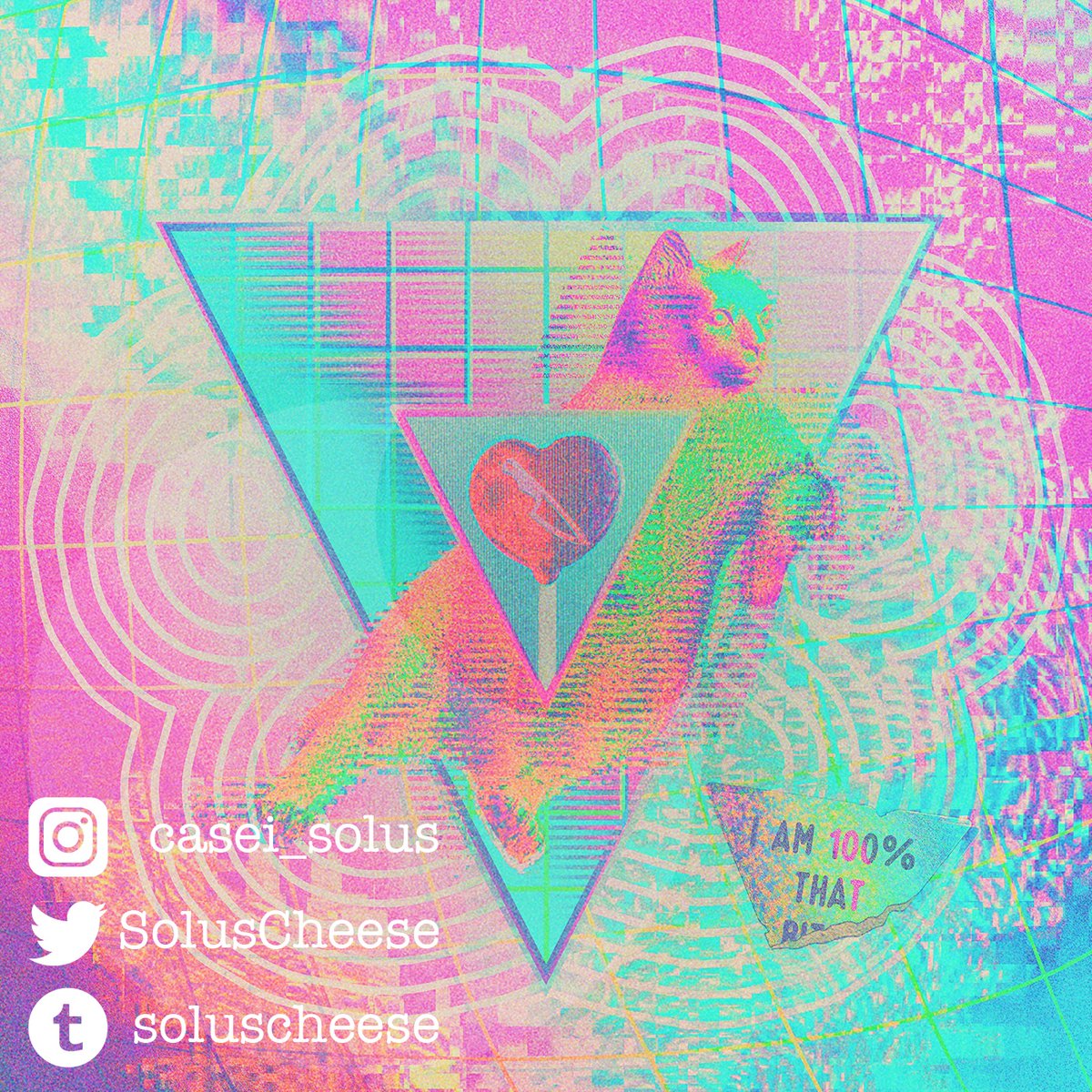 SolusCheese's tweet image. Wanted to try dadaist vaporwave

Buy here: tinyurl.com/yr32mn66

Or here: tinyurl.com/twe4jv73

Made using my free Dither brushes! tinyurl.com/546zyfav 

#vaporwave #cat #bubblegum #dada #dadaism #abstractart #glitchart