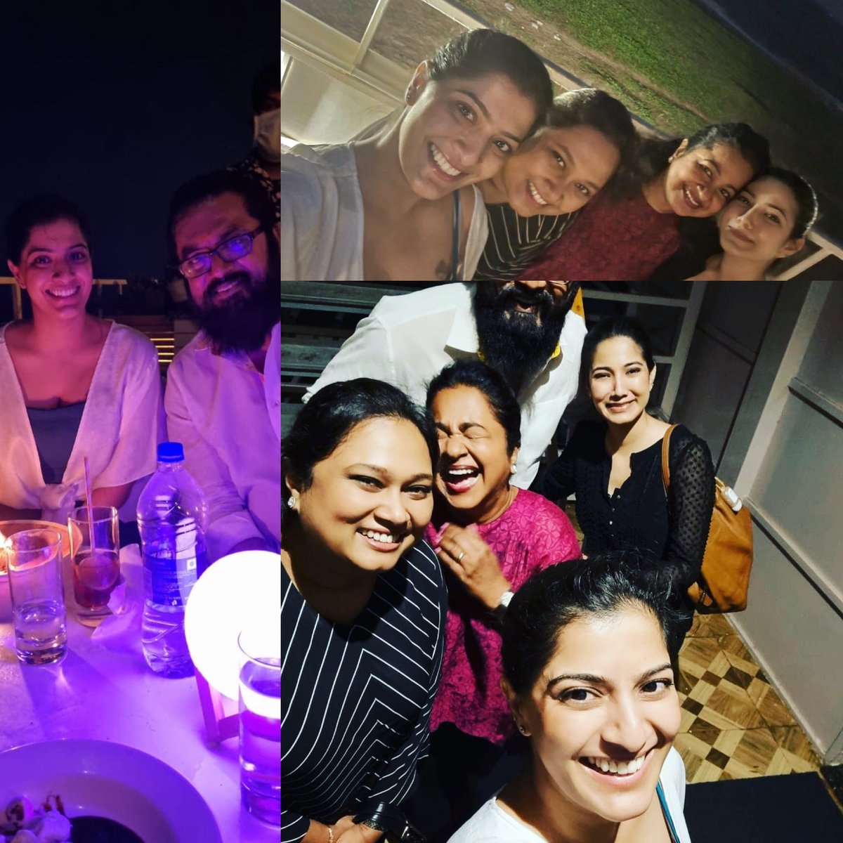 realradikaa's tweet photo. Bringing in the birthday early with a lovely evening @varusarath5  @realsarathkumar ❤️❤️❤️ https://t.co/QOUbluyzgX