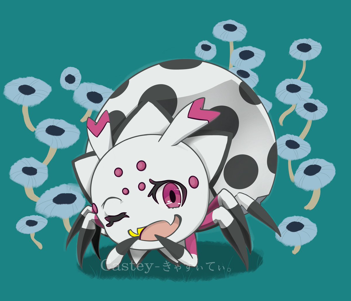 Castey きゃすぃてぃ こちら クモ子さんです アニメの続きが 早く観たい 蜘蛛ですがなにか アニメ ファンアート イラスト好きさんと繋がりたい