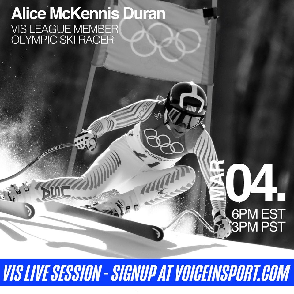 Join me for a live session on March 4, with <a href="/voiceinsport/">Voice In Sport</a>! I will talking about balancing the highs and lows of sport and how to maintain  perspective in your career/sport. For ages 13-22. Join at voiceinsport.com/join and then sign up for my group mentorship session on 3/4!
