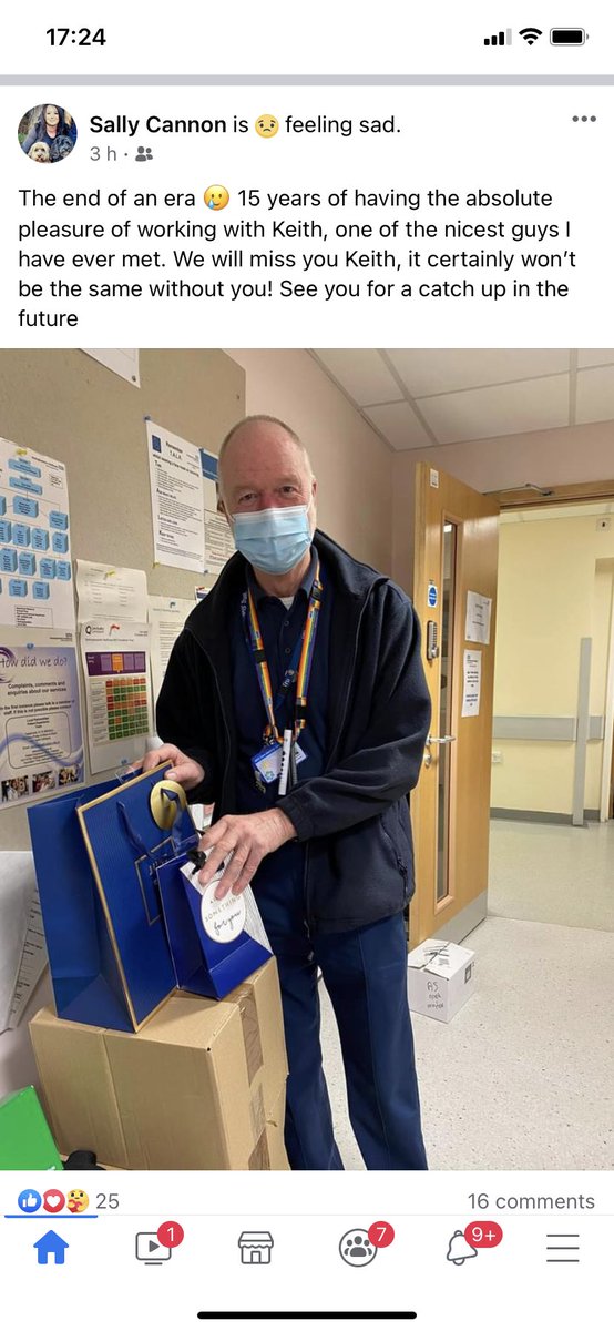 Saying goodbye to a long serving and well loved member of the team good luck Keith enjoy your well earned retirement