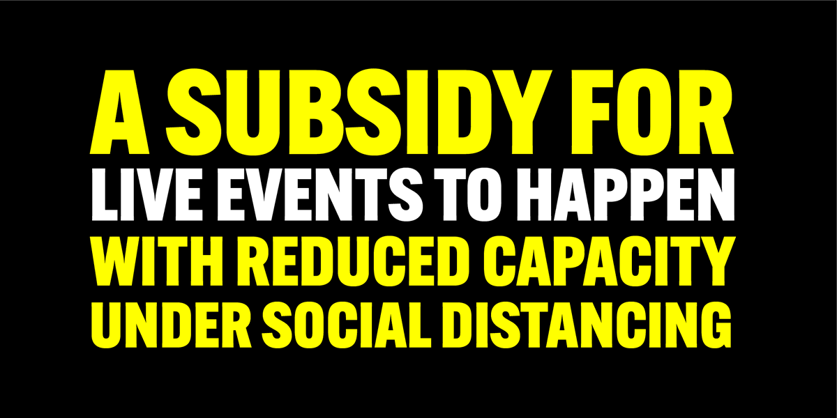 Our members want to get back to work, doing the job they have invested time and money into.

We call on the Chancellor to #InvestInMusicians and introduce a subsidy for live events to happen with reduced capacity under social distancing.