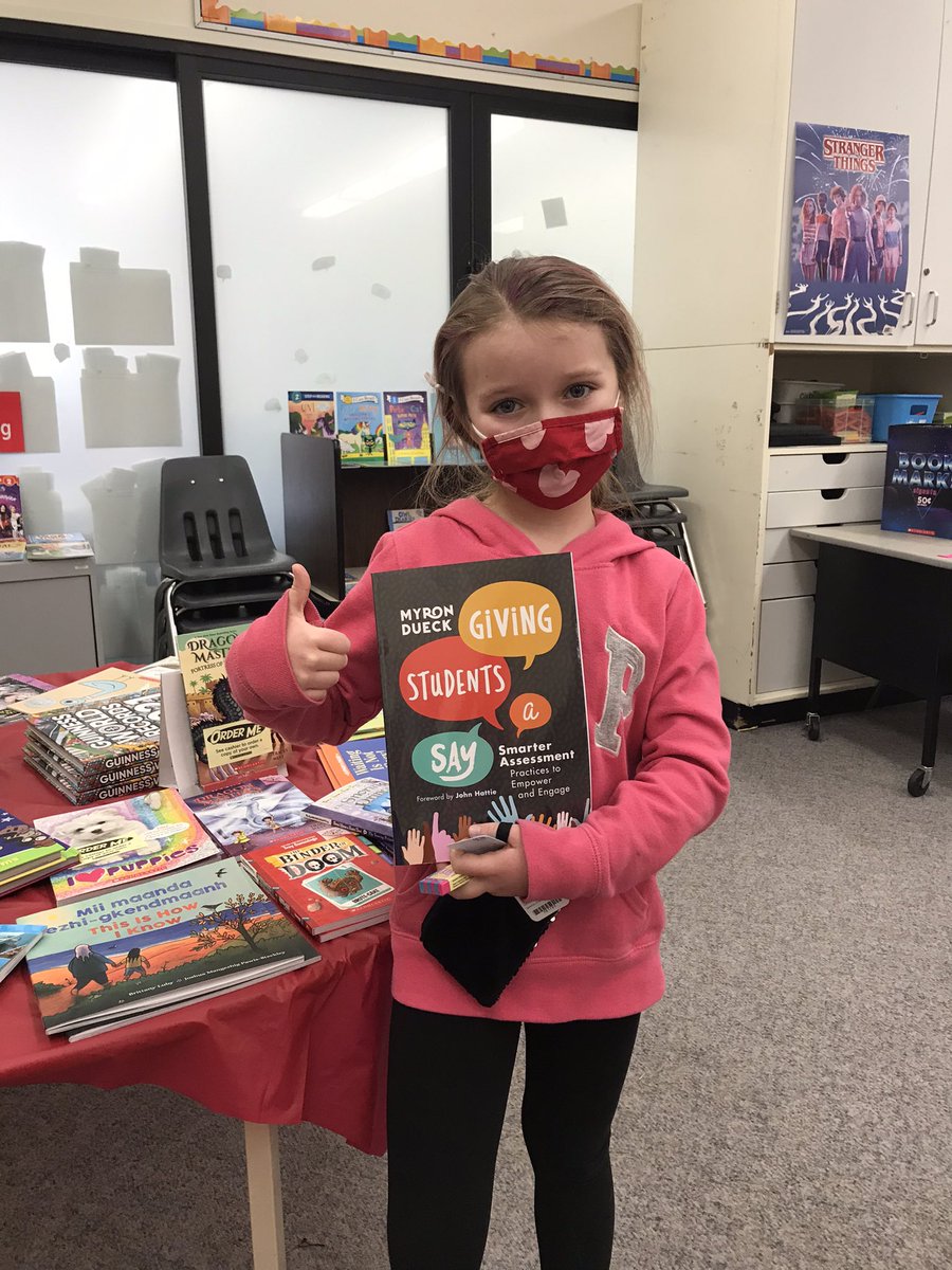 <a href="/myrondueck/">Myron Dueck</a> check out what my niece found at the GH book fair this week!!!  Thanks for the copy and the time in my class. #givingstudentsasay #sd67