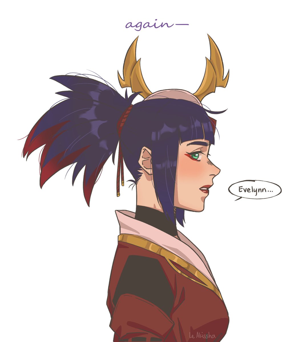 LeAkissha's tweet photo. She has loved her once, and she will love her again in the next.
#ArtofLegends #akalynn https://t.co/IuuYmfKimY