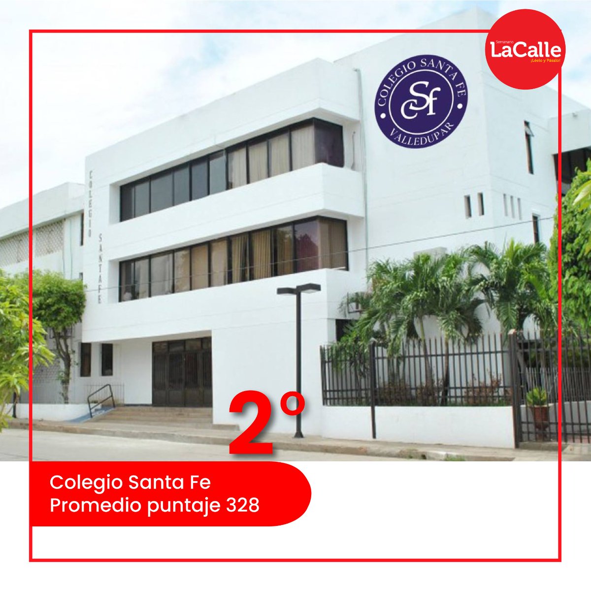 Semlacalle's tweet photo. #Actualidad | El Instituto Colombiano para la Evaluación de la Educación (Icfes), dio a conocer el ránking de los mejores colegios del país basados en los resultados de las Pruebas Saber 2020. @ColSantaFe15 @ColegioLoperena #LéeloyPásalo #SemLaCalle https://t.co/bRRpaK0RYA