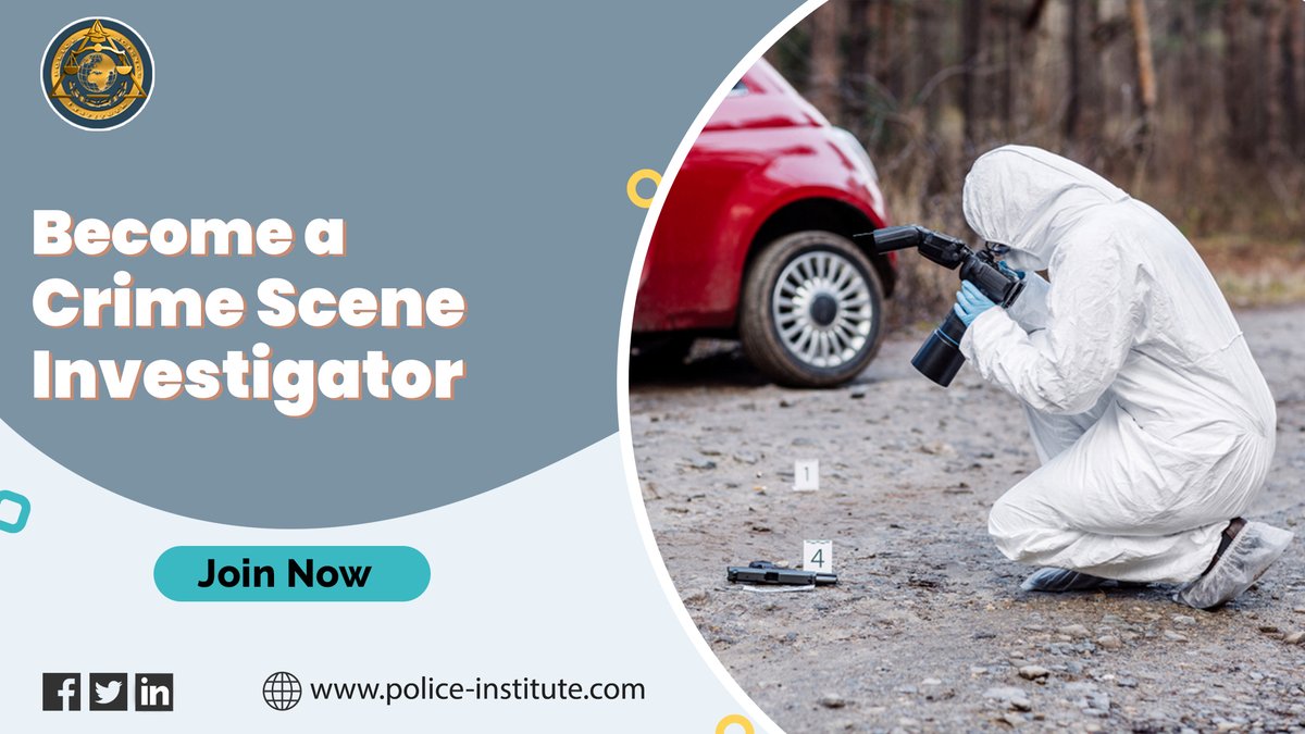 PS_Institute's tweet photo. Learn how the @PS_Institute CSI online course can teach you how to collect, process, and analyze evidence at crime scenes.
Explore more: https://t.co/z2PAnM4Os7
#Forensics #CriminalInvestigation #CrimeSceneInvestigation #CSI #PoliceScienceInstitute https://t.co/otc888V3cP