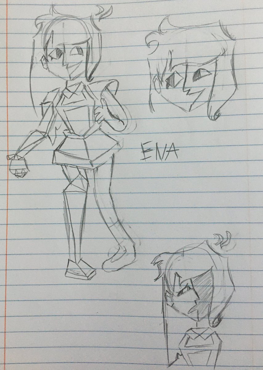 ok i know literally nothing about ena but that did not stop me from drawing her 