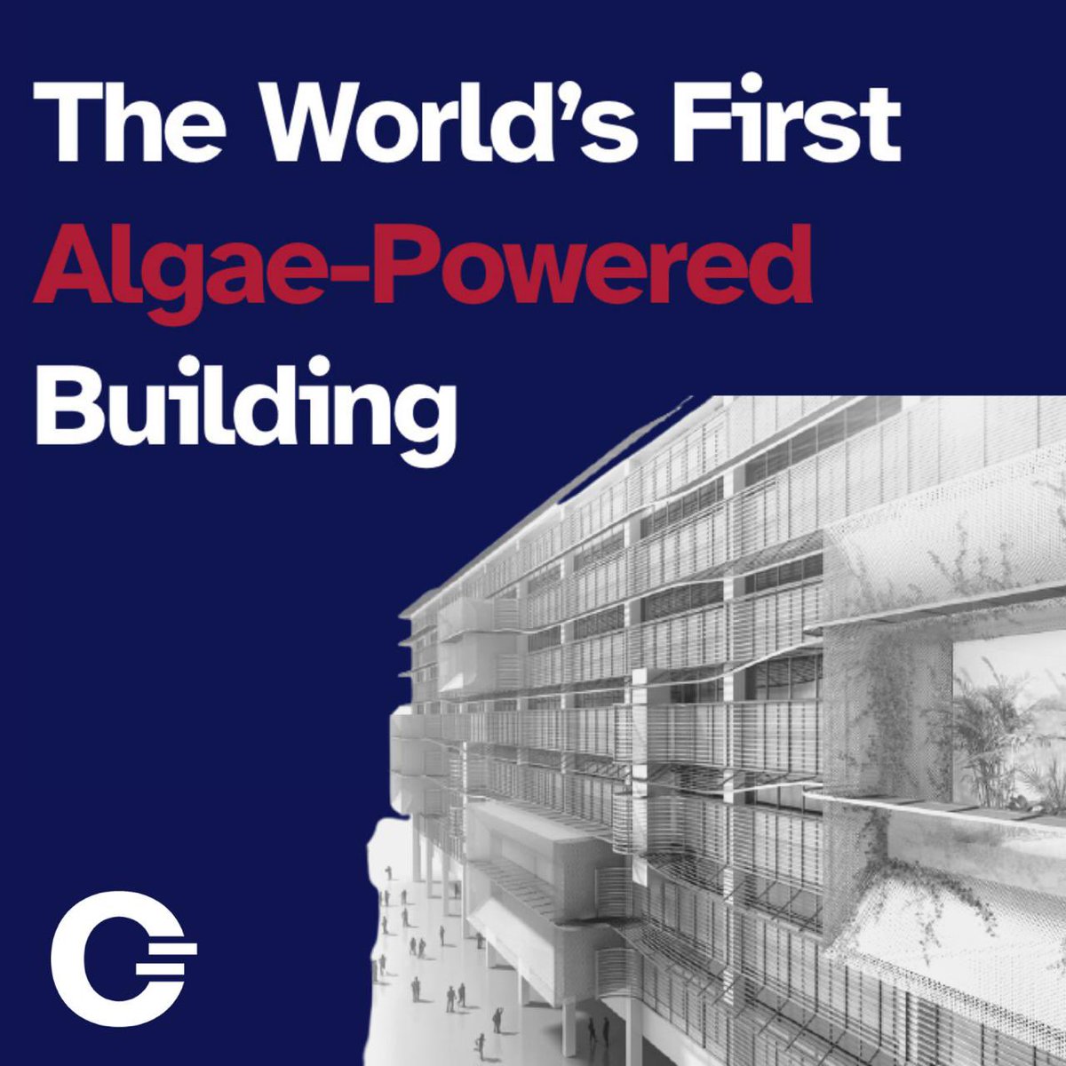We've all heard of buildings powered by solar or wind energy. However, with the search for a more sustainable future, the first building entirely powered by algae was built. To know more about the benefits of algae-powered buildings click the link in out bio! Writer: Bashar Azzam