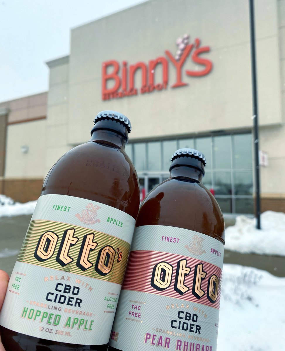 For those curious about how great CBD tastes in @MirthProvisions Otto’s selections of NA ciders, Binny’s has you covered. 

Ask your friendly <a href="/BinnysBev/">Binny's Beverage</a> associate where they keep the Otto’s!

#heartlandbeverage #craftnotcrap #craftnonalcoholic