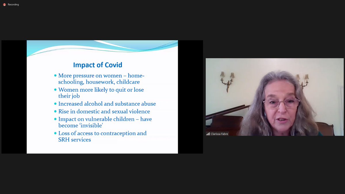 bev_ajohnson's tweet photo. #MWIA100 Work-Life Balance Webinar - Past President Professor Pfleiderer and @cdfabre speaking on the impact of COVID-19 Pandemic @MedWIA @youngmedwia https://t.co/DoLK5zmEEn