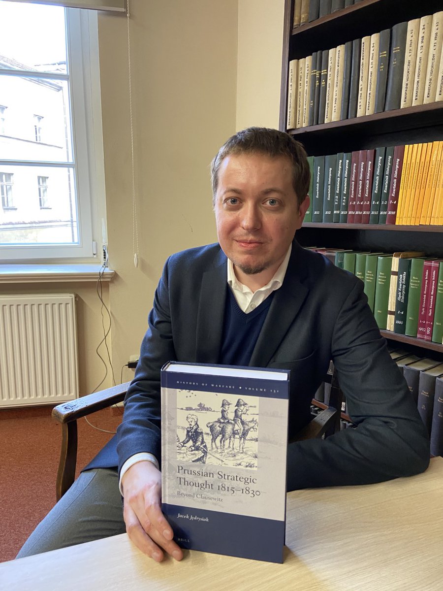 Brill_History's tweet photo. Jacek Jędrysiak with the first copy of his book "Prussian Strategic Thought 1815–1830"
https://t.co/1QOiYDXhuy
The dominance of #Clausewitz and Helmuth von Moltke the Elder has obscured much about the #Prussianarmy in the 19th century. This study reveals its forgotten face https://t.co/H1GqEC54uB