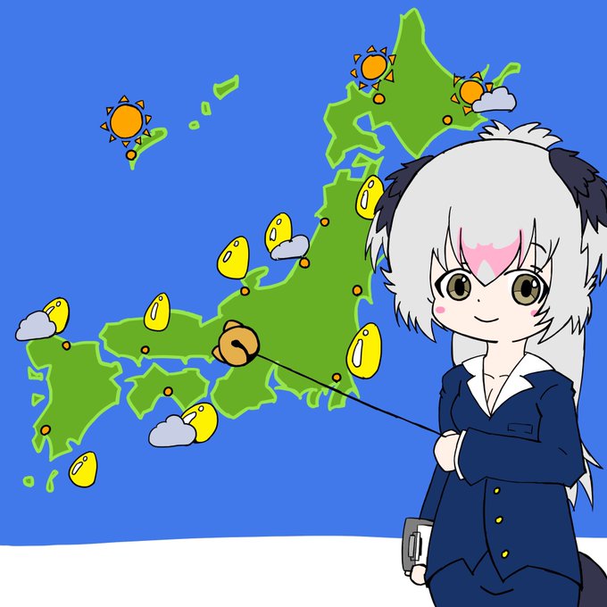 ダチョウさんの天気予報
#けものフレンズ 