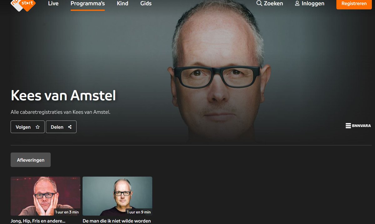 keesvanamstel's tweet photo. Tot mijn eigen verbazing zie ik dat zowel mijn eerste als mijn tweede solo cabaretshow nog steeds online staan op NPO Start, yes, en wel hier:
https://t.co/mb7xj28rR5
Doe er je voordeel mee! #gratis #pikin #hetiswinter #enCorona En ja, ook nog eentje op Netflix! https://t.co/Fc0wQISvND