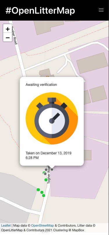 OpenLitterMap's tweet image. Update - new images without tags or verification will now appear on the global map with a grey dot #litter #citizenscience #littermapping #opendata #opensource #cleantheplanet #openlittermap