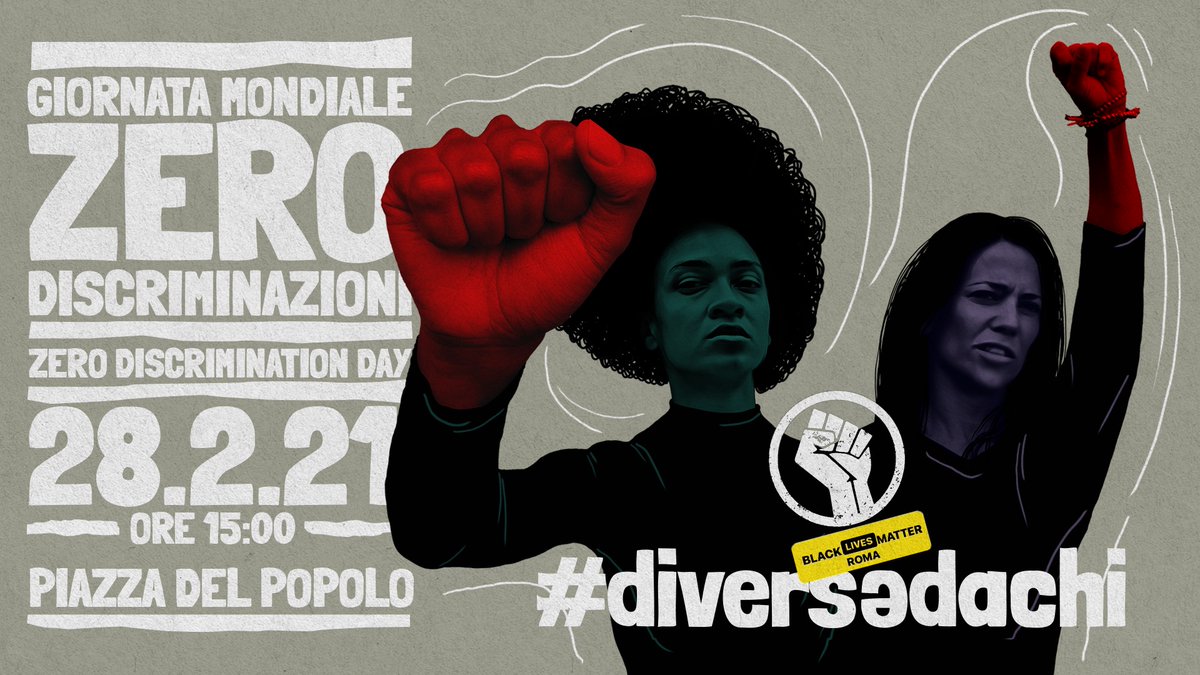 NO ALLE DISCRIMINAZIONI, NO AL RAZZISMO, NO ALLE INTOLLERANZE <a href="/XrItaly/">Extinction Rebellion Italia</a>  <a href="/BLMRoma/">Black Lives Matter Roma</a> <a href="/ComeUnaCitta/">Grande come una città</a> <a href="/ActionAidItalia/">ActionAid Italia</a> <a href="/asgi_it/">ASGI</a> <a href="/questaeroma/">questaeroma</a> <a href="/DellaCura/">Società della Cura</a> <a href="/Fairwatch1/">Fairwatch</a> <a href="/attac_italia/">Attac Italia</a> <a href="/BaobabExp/">Baobab Experience</a> <a href="/CsoaLaStrada/">CsoaLaStrada</a> <a href="/PensareMigrante/">Pensare Migrante</a> <a href="/LeolucaOrlando1/">Leoluca Orlando</a> <a href="/APS_Lunaria/">Lunaria 🏳️‍🌈</a> 
comune-info.net/appuntamento/d…