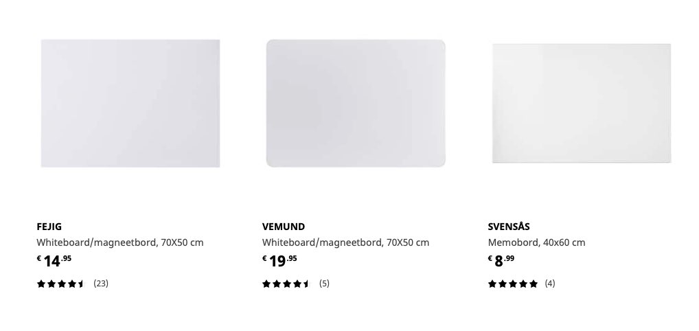 Zeno on Twitter: "Went to the IKEA website to shop around for whiteboards and I was so confused why these placeholders wouldn't load the pictures (refreshed the page a good 5