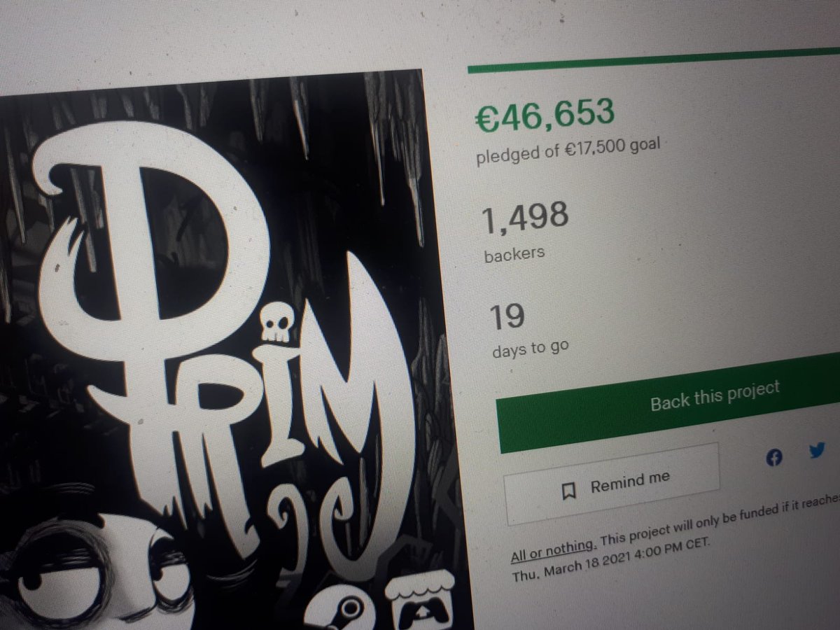 PRIM_adventure's tweet photo. Reapers!
Within a few hours, the PRIM #Kickstarter went from €26,000 to €46,000!!
Thank you SO MUCH, @Gronkh, for showcasing the demo, and thank YOU (yes, you!), each and every backer! 🖤
Next goal: German voice acting - €50,000
➡️https://t.co/lOyiBS2fAR
#GameDev #IndieDev https://t.co/aQyXi1djSb