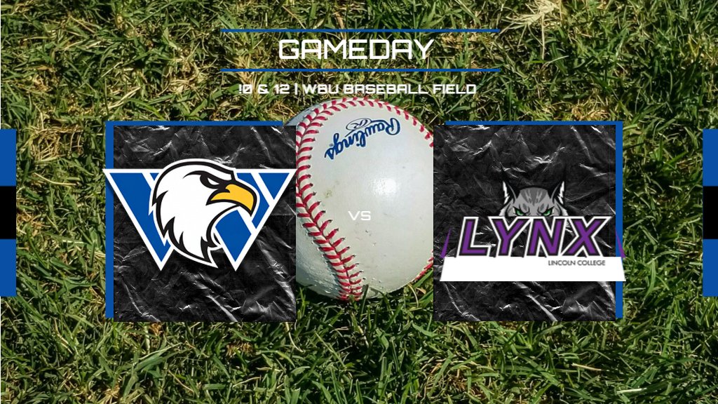 ⚾ GAMEDAY ⚾

📍 WBU Baseball Field
🆚 @LCLynxAthletics
⏰ 10 am &amp; 12 pm
📊 dakstats.com/WebSync/Pages/…
💻 portal.stretchinternet.com/wbueagles/