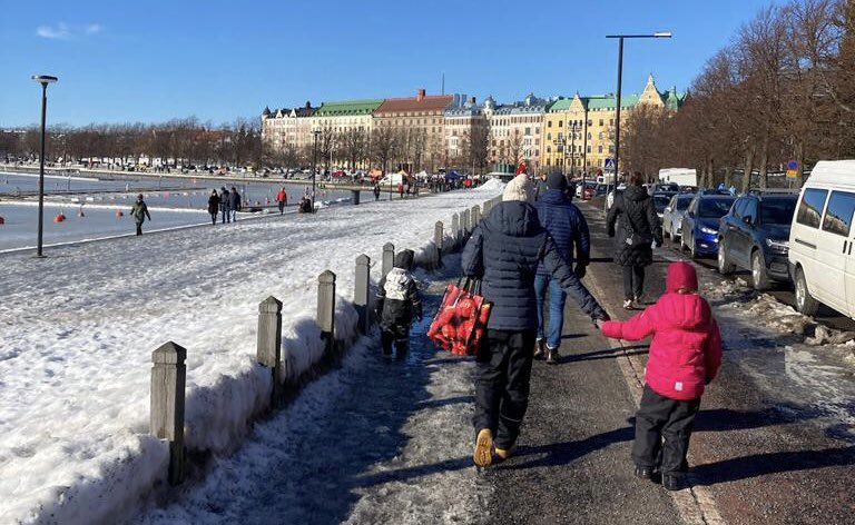 In these days, streets and the urban environment have become even more important space for social interaction and meetings with friends.

PS. Here we are on our way to set up a fire and have barbecue. In how many cities can you do this in the middle of the city? #MyHelsinki