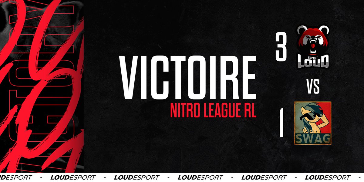 EsportLoud's tweet photo. On aurait pas oublié quelque chose ? 🤔
Ah oui ! Nos joueurs Rocket League ont gagné leur dernier match de @NitroLeagueRL Division 3 😎
Ils s'imposent 3 à 1 face à #MissTheOpenNet
🔴⚫#BeLouder https://t.co/vaZELDkrkg